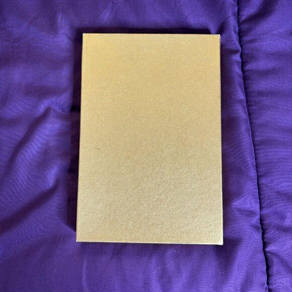 Vintage Otagiri Japan Gold Lacquerware Address Book A-Z Tabs Bamboo Design Box - Picture 2 of 7